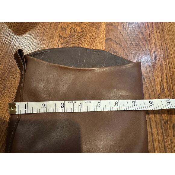 Steve Madden The Gaige Leather Riding Boots - Brown - Size 8 Chic Fall Style - Picture 12 of 12